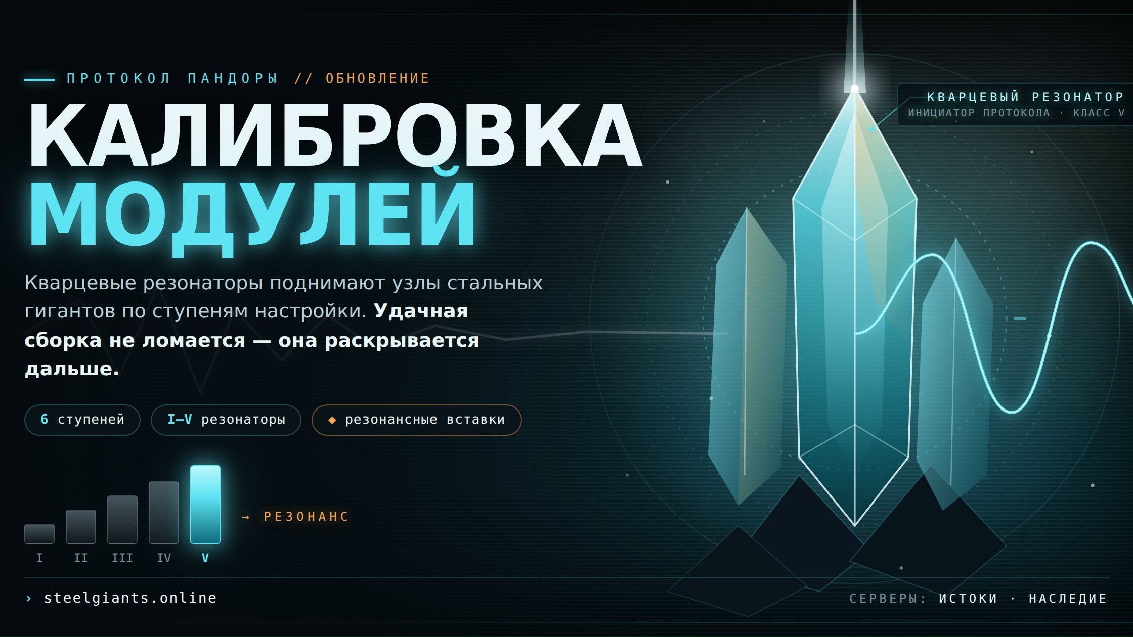 Новое обновление «Калибровка модулей»